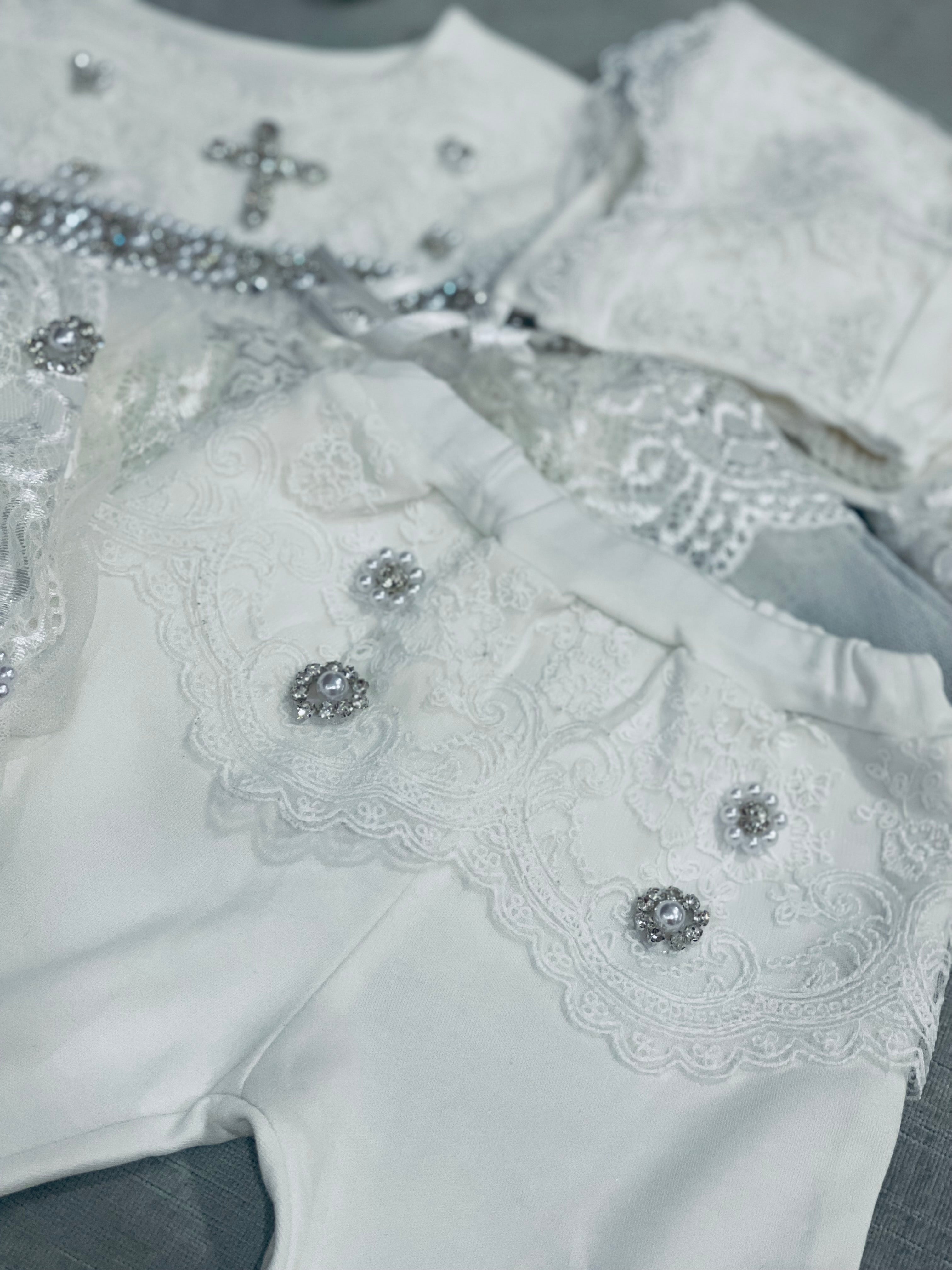 Antique White Layette Set