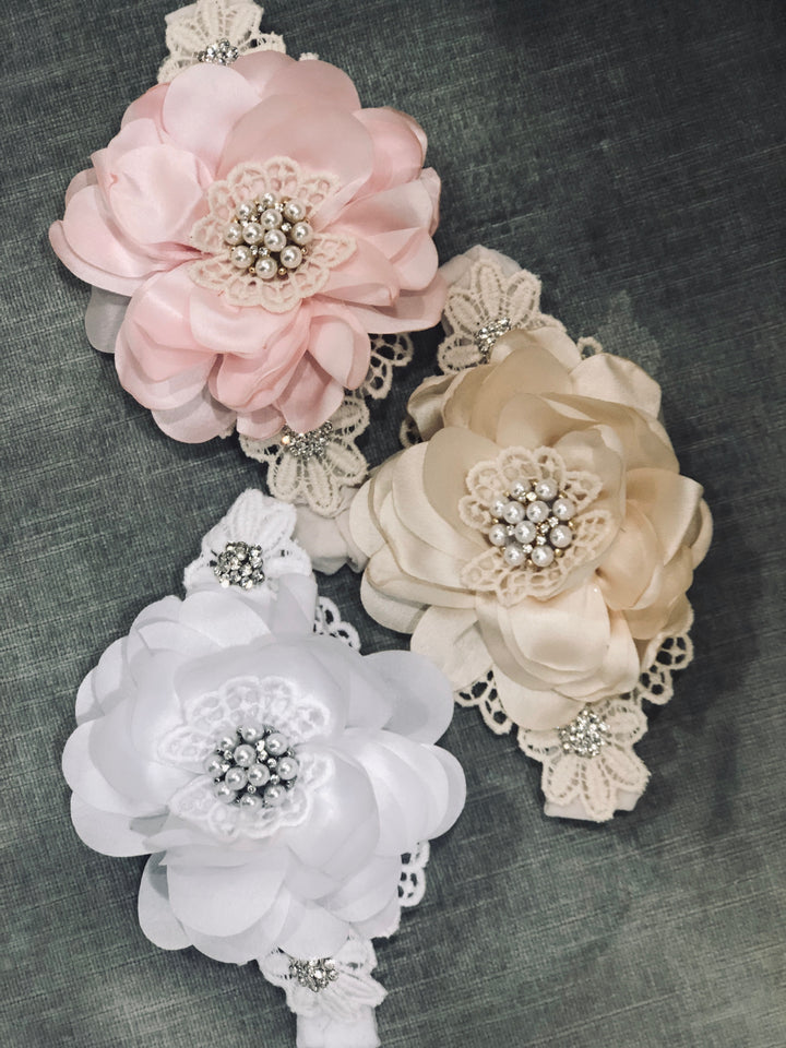 Victorian Flower Headband