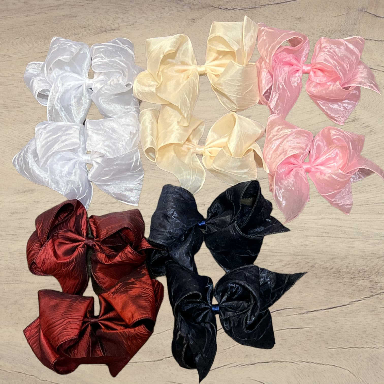 Crinkle Satin Clip