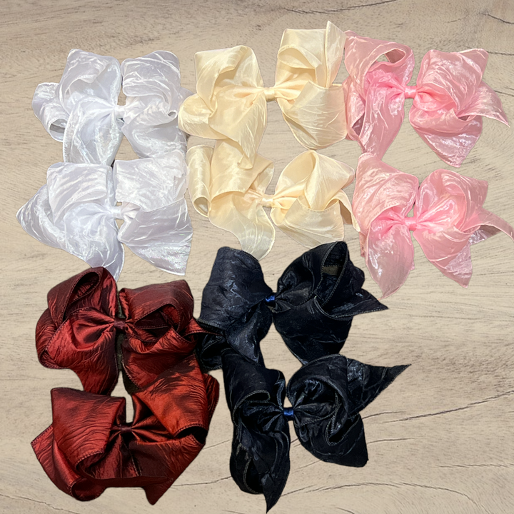 Crinkle Satin Clip