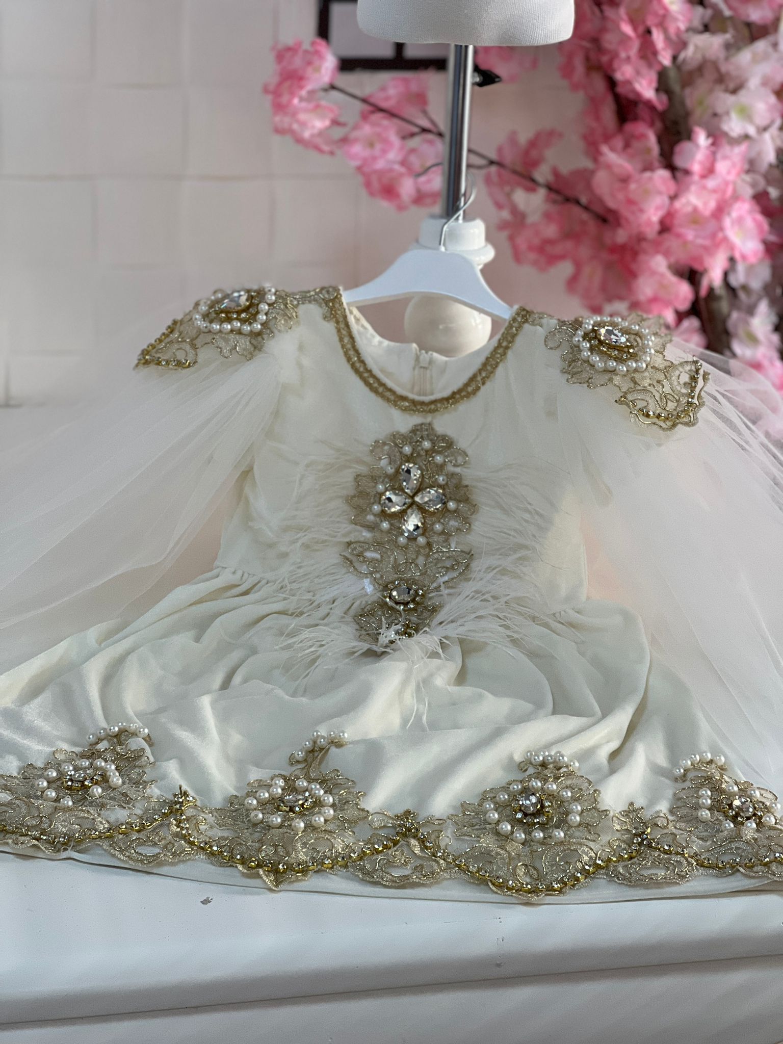 The Golden Angel Dress