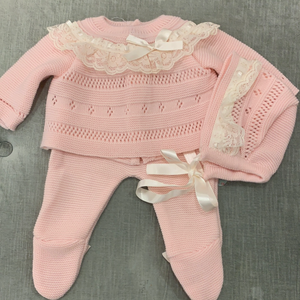Nini Knit Pink Knit Set
