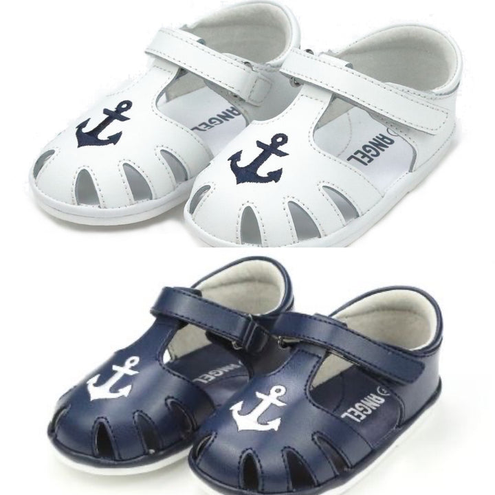 Sawyer Sandal in Navy or White