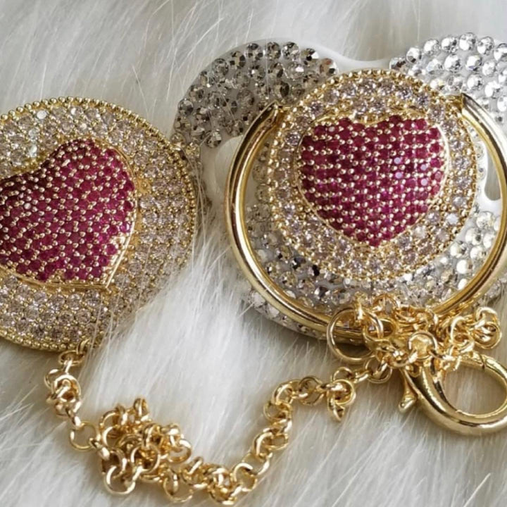 Heart Bling Pacifier