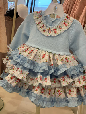 Baby Blue Knit Dress