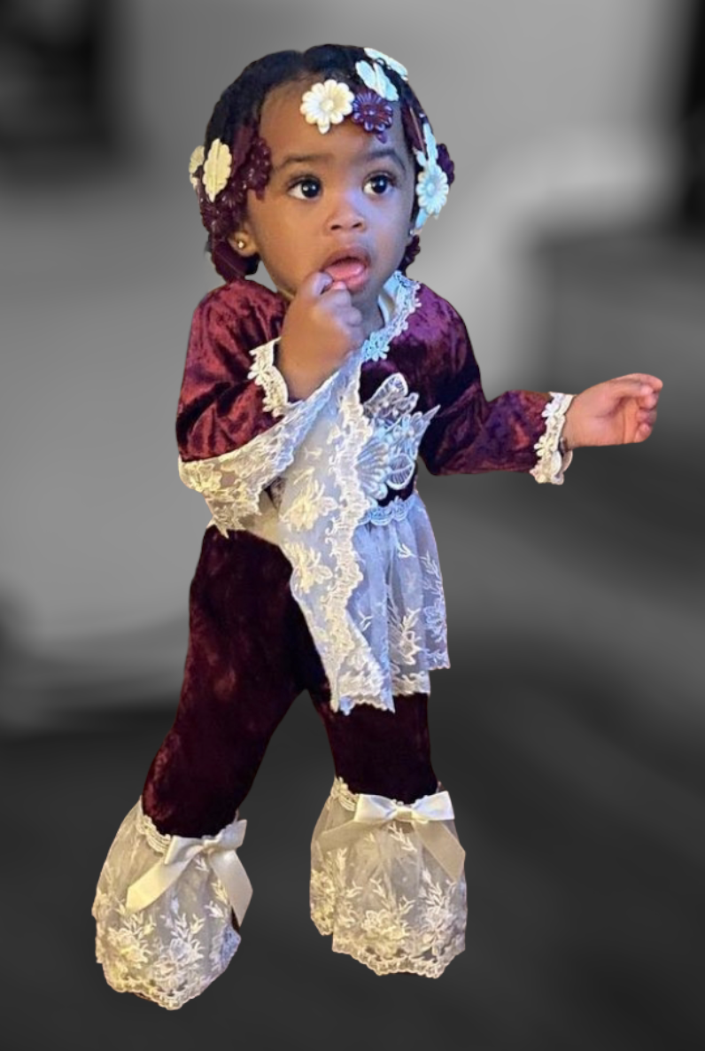 Katie Rose Burgundy Velvet