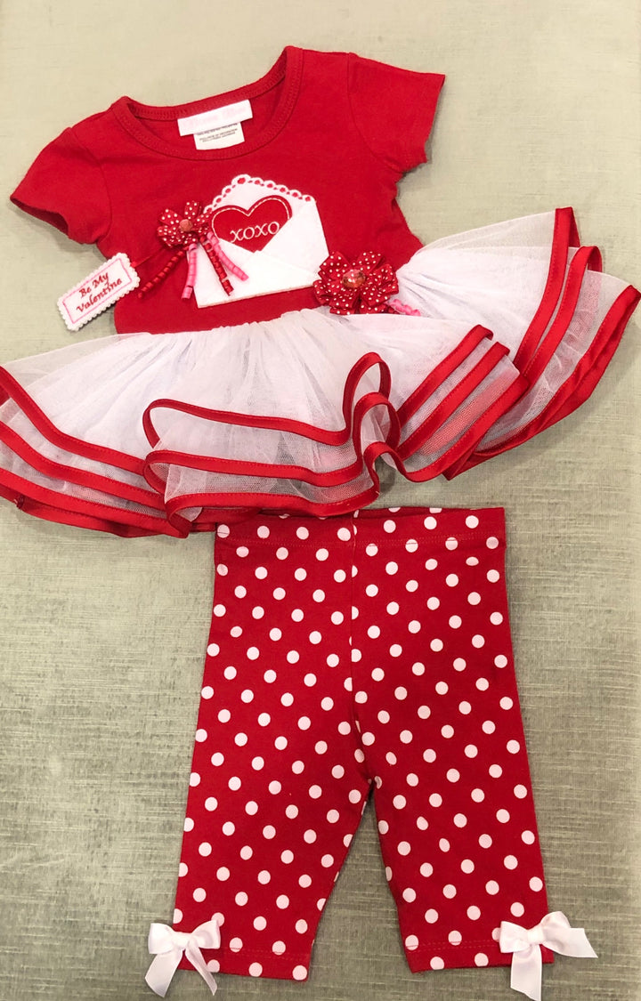 Heart Skirted Set