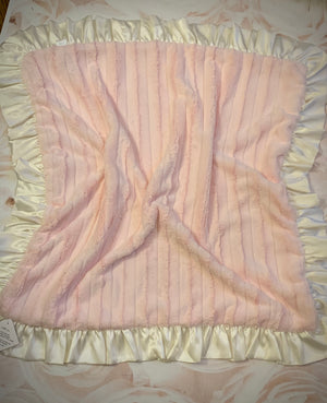 Minky Blanket in Chincilla Pink