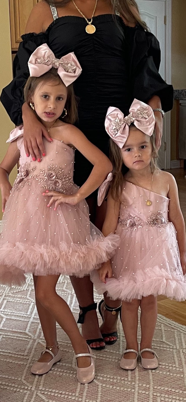 Pearl Off The Shoulder Dress