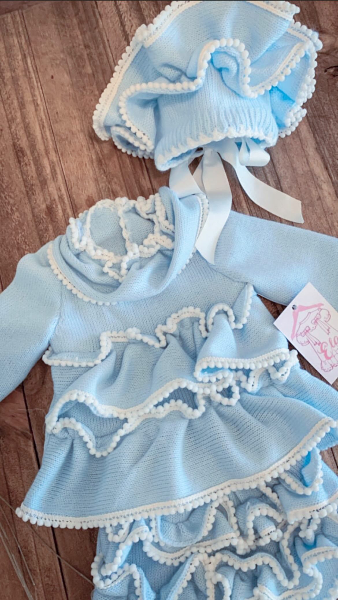 The Gabriella in Blue Knit