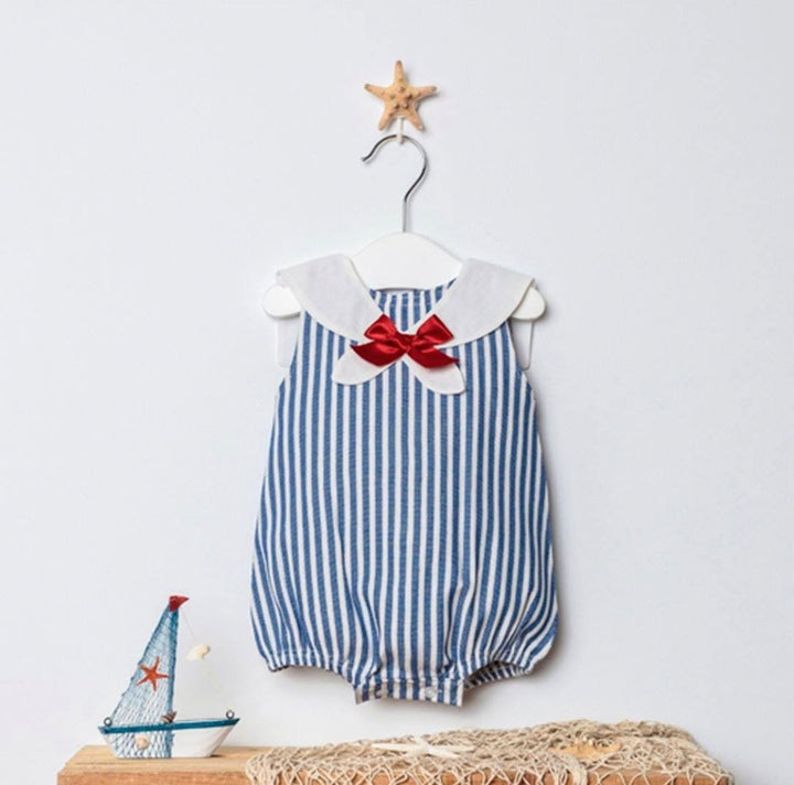 Juliana Knit Sailor Romper