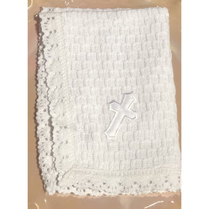 White Cotton Cloth With Cross