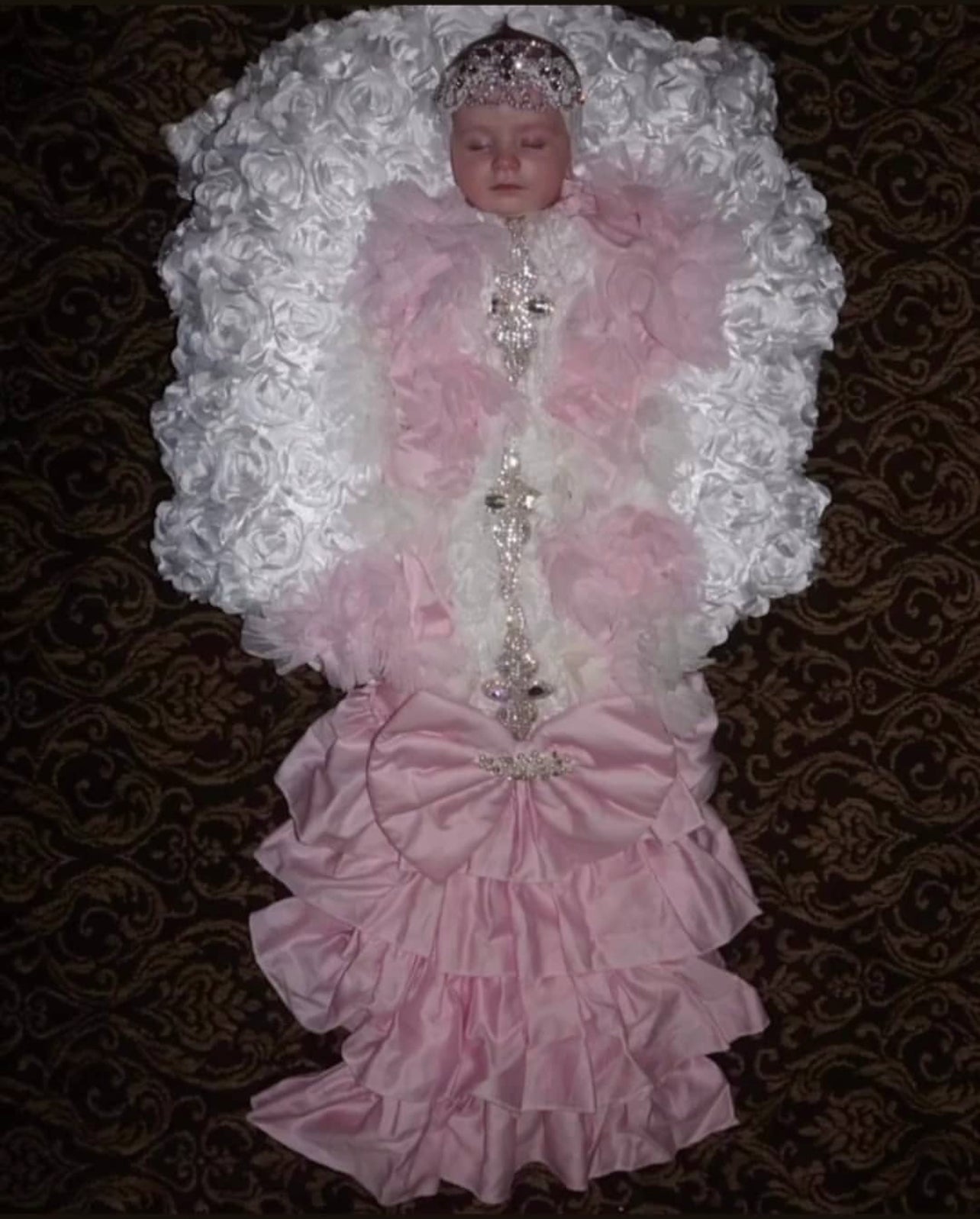 Elegant Ruffle Cocoon