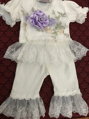 Katie Rose Embroidered Layette Set