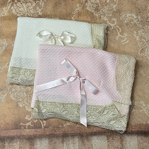 Juliana Knit Lace Knit Blanket
