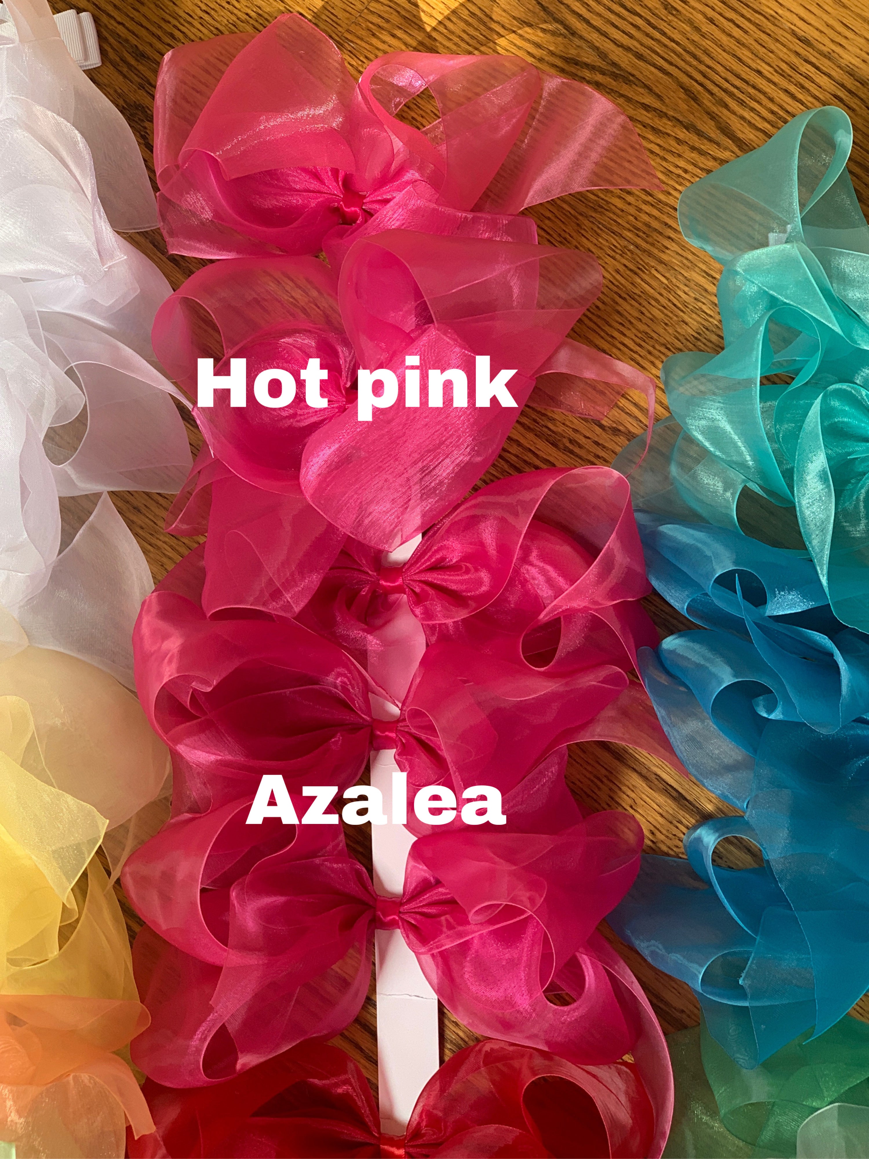 Super Jumbo Organza Sheer Bow