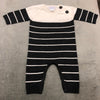 Striped Knit Coverall