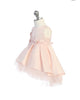 Infant Satin High Low Dress