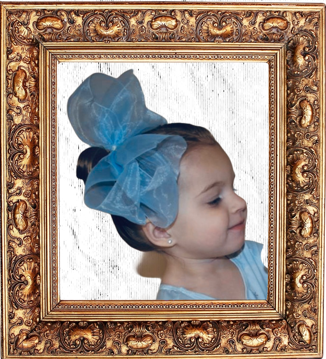 Super Jumbo Organza Sheer Bow