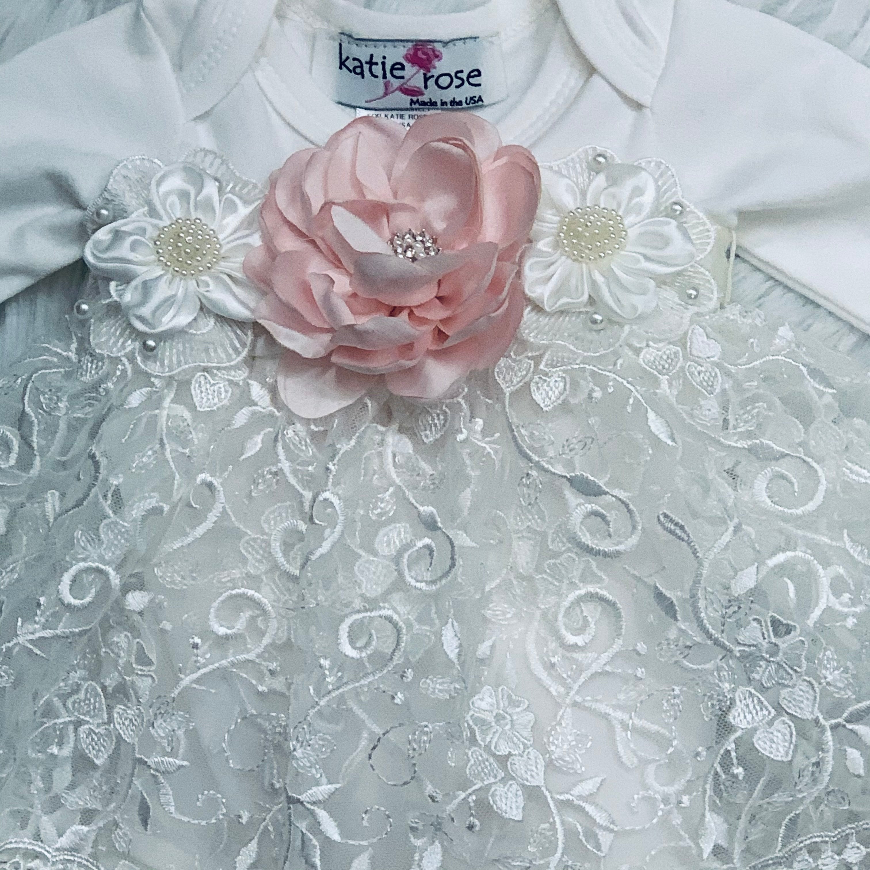 Katie Rose Lace Onesie Dress