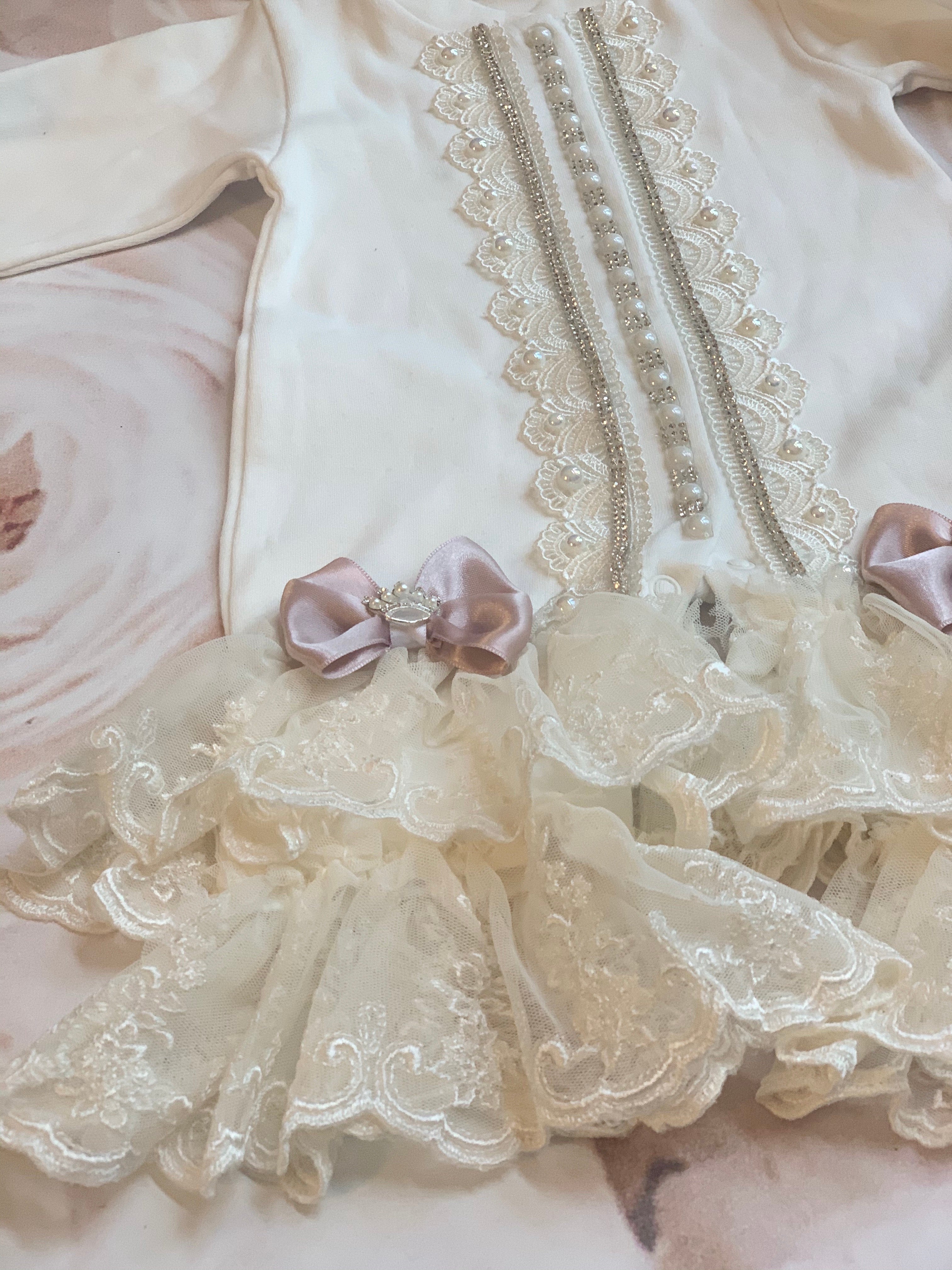 Custom Romper and Headband