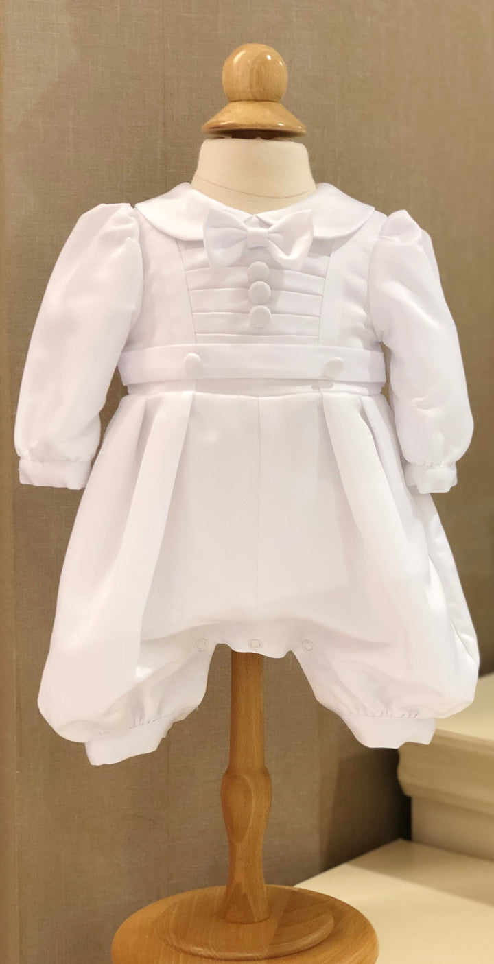 Boys Christening Romper