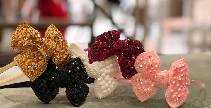 Bejeweled Bow Headband