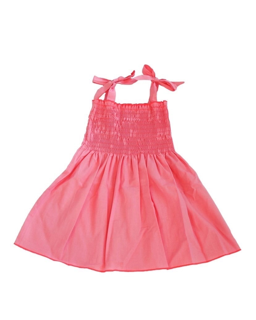 Piccoli Berry Smocked Dress