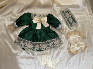 Emerald Taffeta Dress