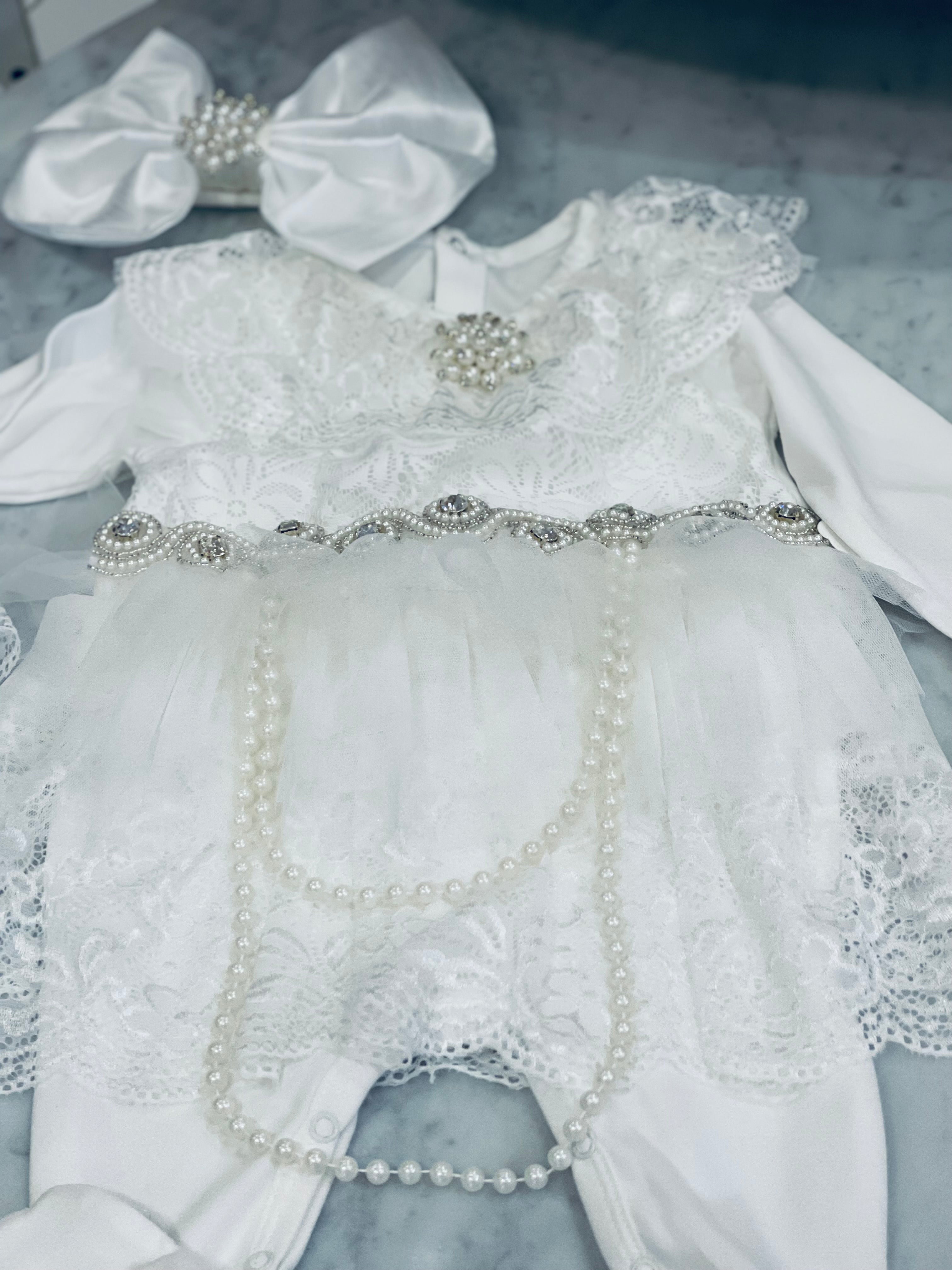 Antique White Romper