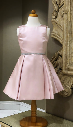 Zoe, Ltd. Light Pink Sateen Dress