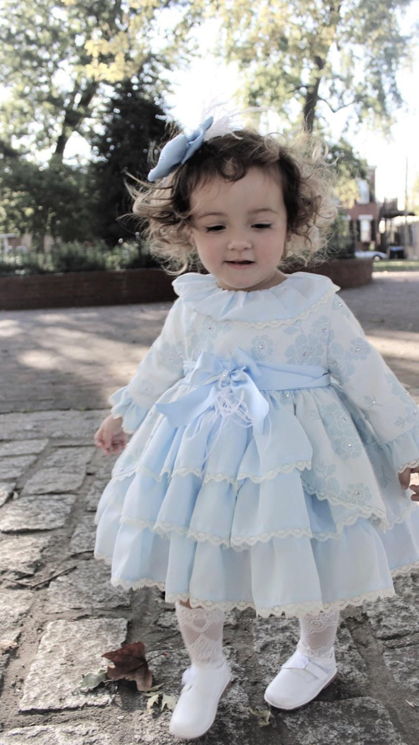 Sonata Blue Rose Dress