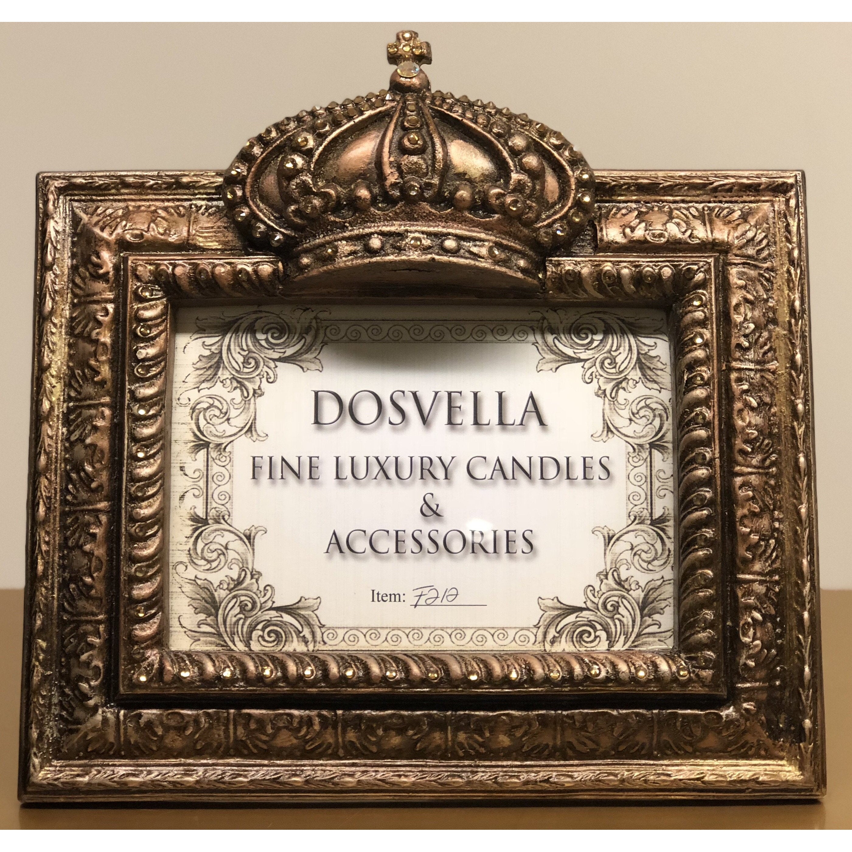 Auburn Rust Patina Crown Frame