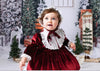Burgundy Velvet Dress