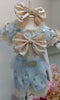 Elisha Blue Capri Set