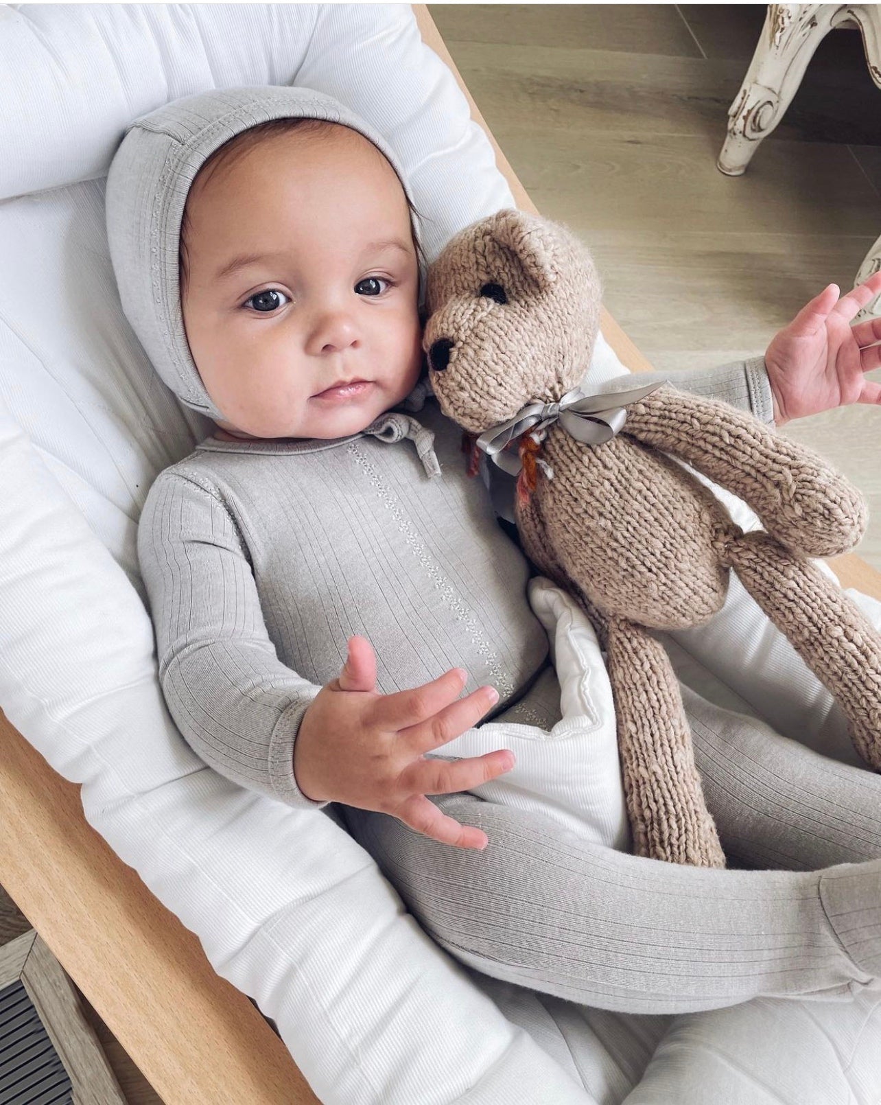 Maniere Ribbed Stitch Footie