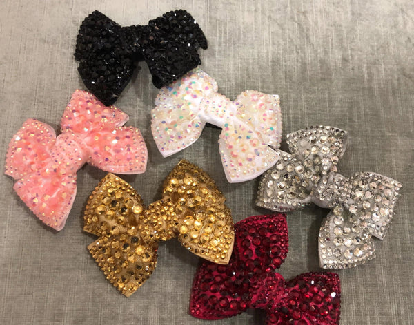 Bejeweled Bow Clip