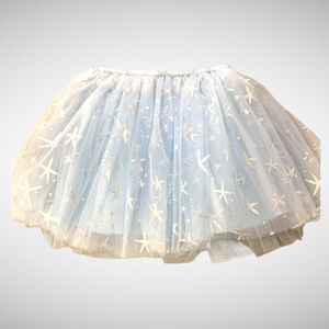 Pleated Skirt with Silver Stars
