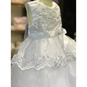 Sweetie Pie Infant Lace Dress in White or Ivory