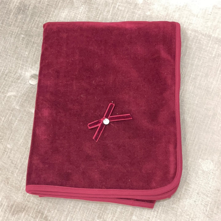 Purete Burgundy Blanket