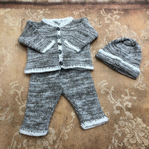 Grey Crochet Set