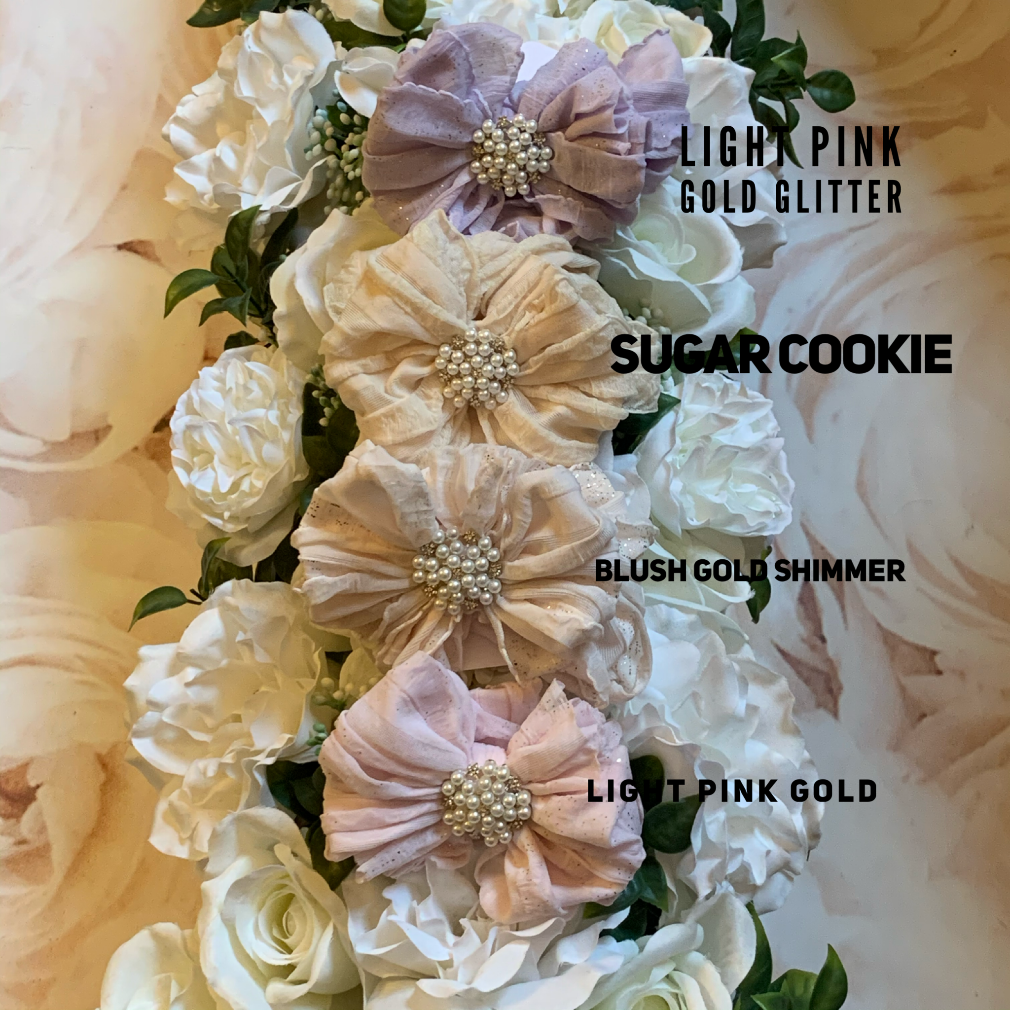 Shabby Pearl Cluster Headband