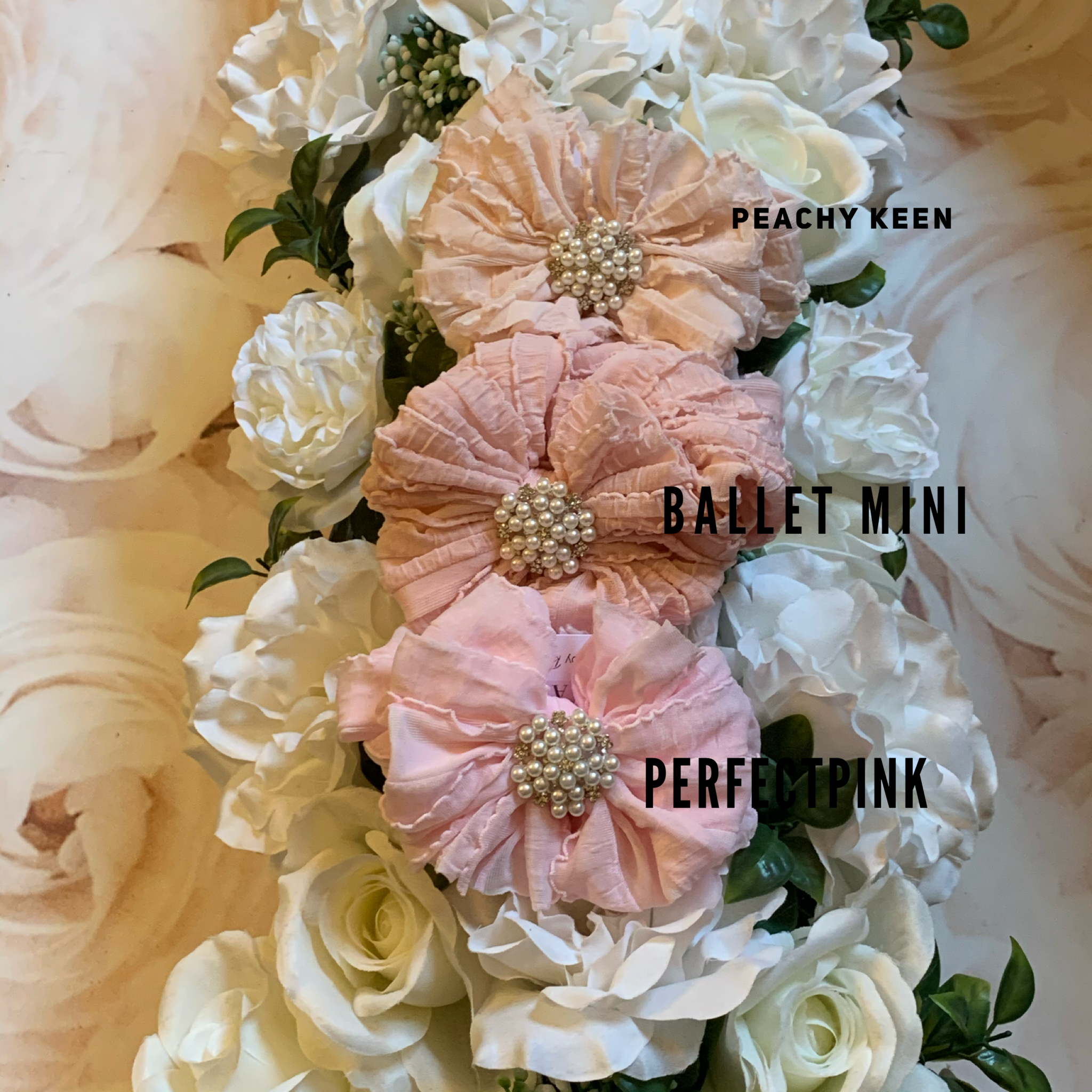 Shabby Pearl Cluster Headband