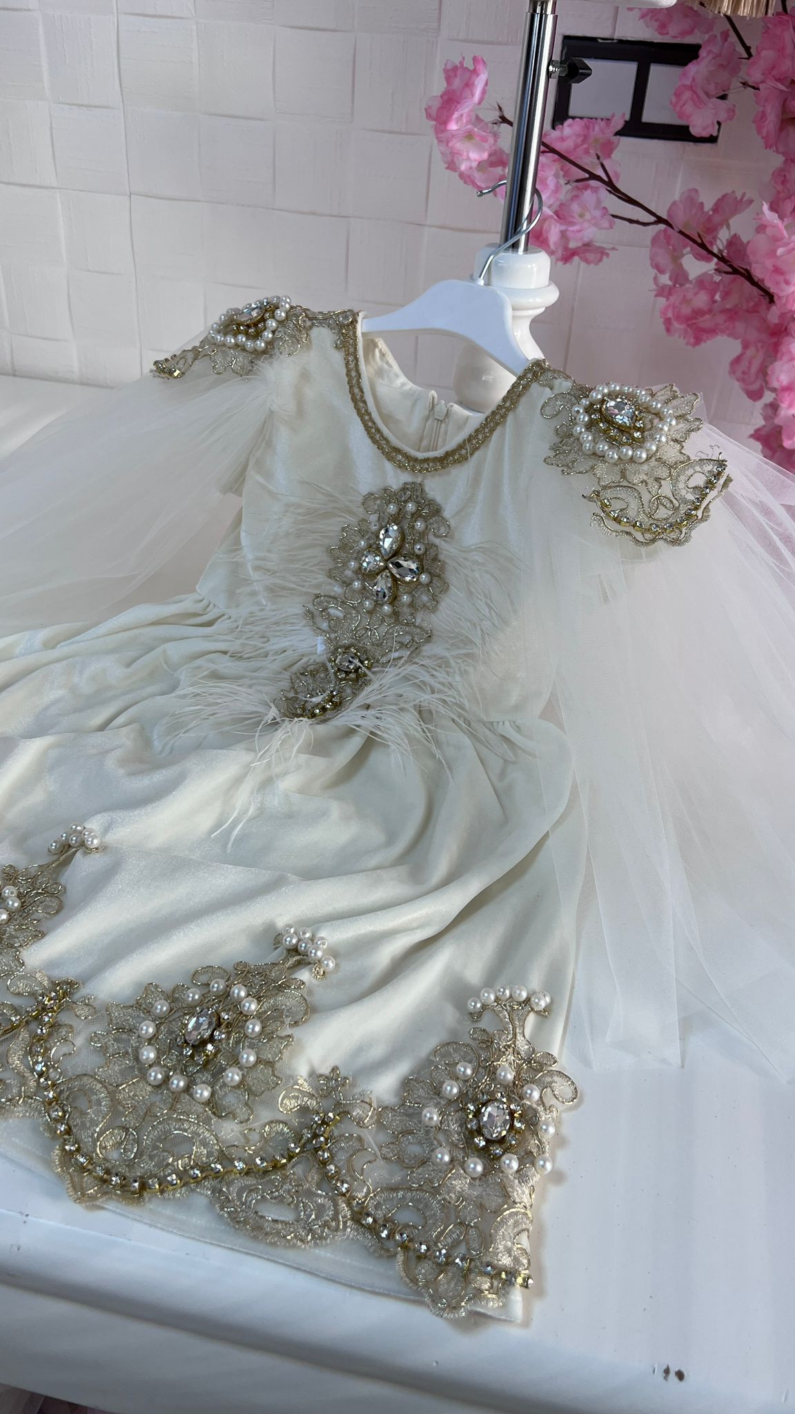 The Golden Angel Dress