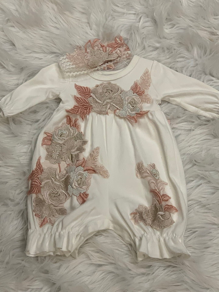 Floral Cotton Romper