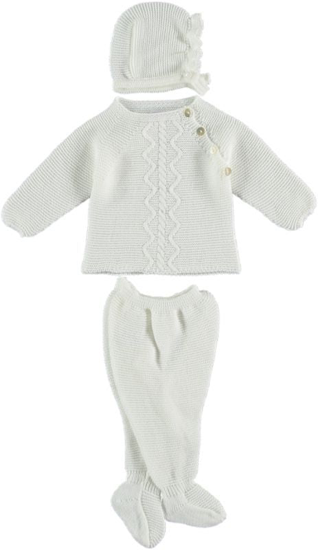 Juliana Knit White Set