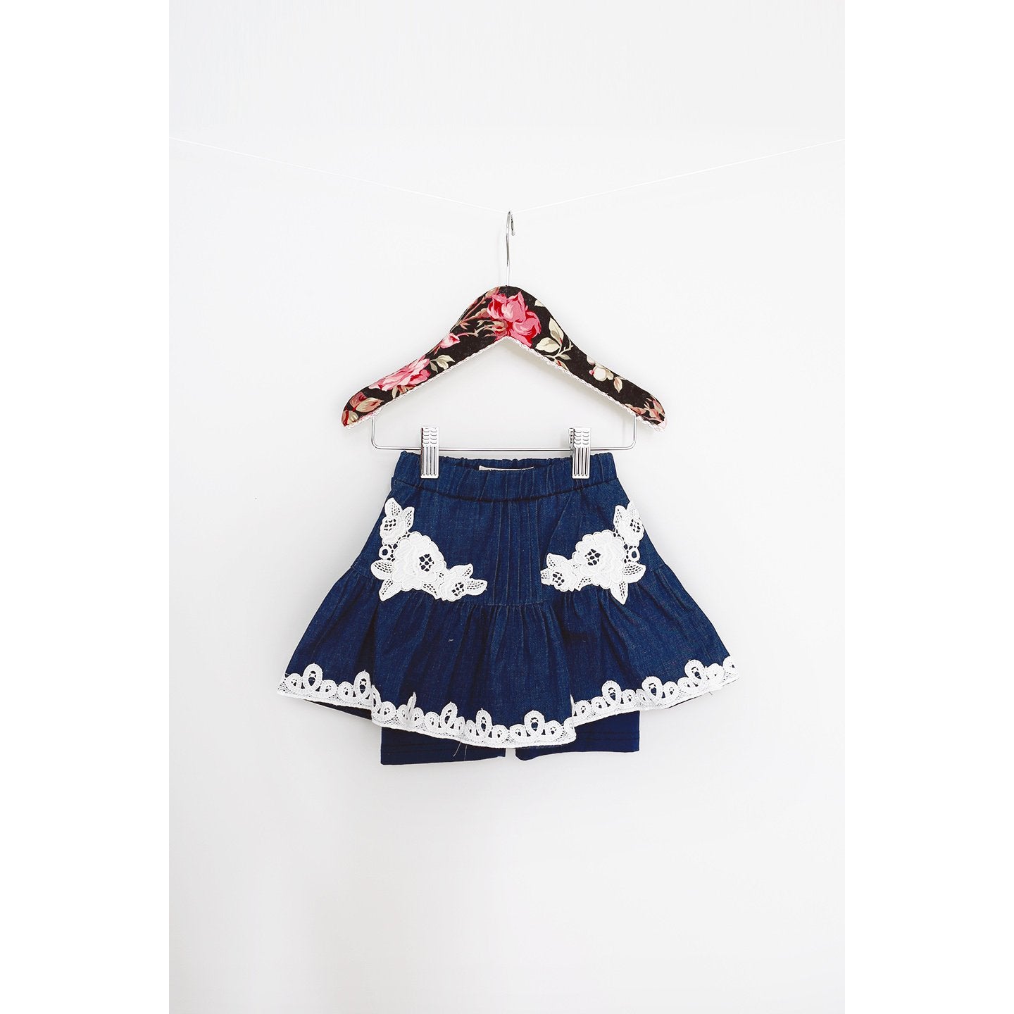 Maeli Rose Navy Skort