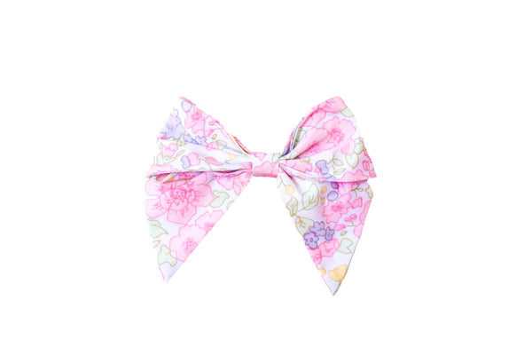 Classic Floral Bow Clip