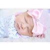 Cradle Cuties Satin & Crystal Bow Hat Newborn