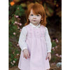Pink Pinafore D09169 & Blouse Set D09165